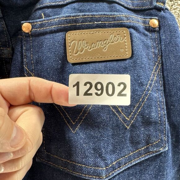 Vintage Wrangler Jeans Mens 36x34 Blue Denim 13MWZ Cowboy Cut Straight Adult - Picture 9 of 9